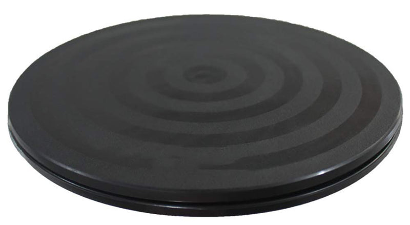 [Australia] - kydely Mini Bonsai Turntable Base Stainless Steel Ball Bearings 360-Degree Rotation Easy Pruning Black 8" 8" 