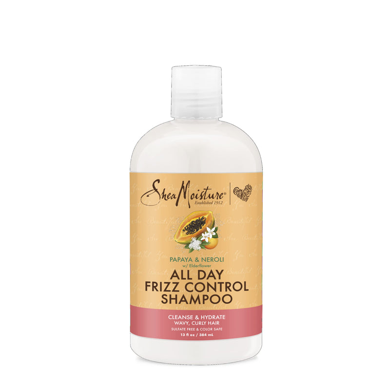 [Australia] - SheaMoisture Frizz Control Shampoo for Frizz Prone Hair Papaya and Neroli Sulfate Free Shampoo 13 oz 