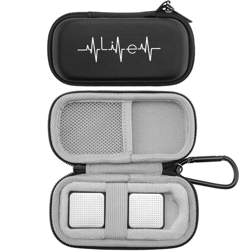 [Australia] - Case for AliveCor kardia Mobile Heart Monitor EKG/Wireless 6-Lead EKG, Travel Case Protective Cover Storage Bag Gray 
