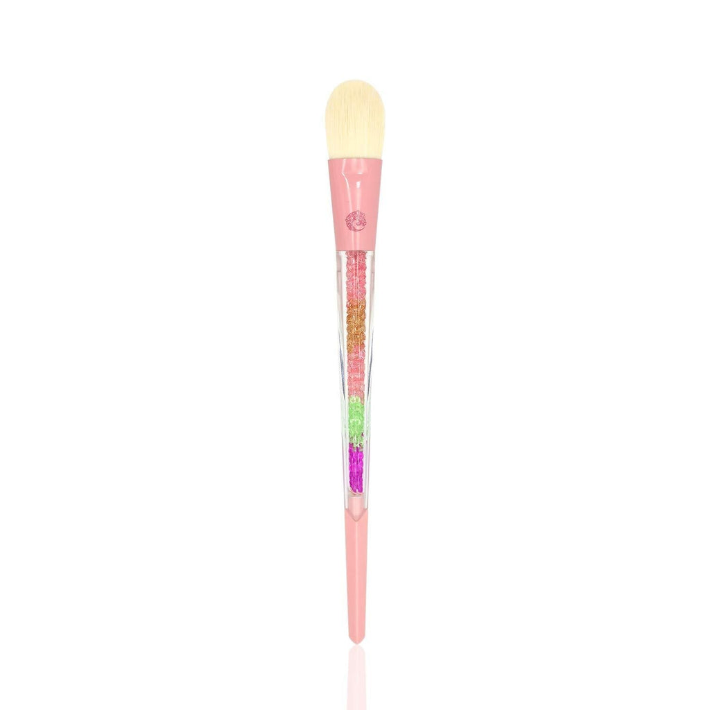 [Australia] - ENERGY Foundation Makeup Brush for Face - Perfect For Blending Liquid, Cream or Flawless Powder Cosmetics - Buffing, Stippling, Concealer - Premium Quality Synthetic Dense Bristles! Pink Foundation brush 
