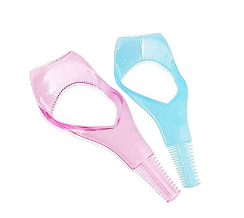 [Australia] - ccHuDE 4 Pcs 3 in 1 Plastic Mascara Applicator Guide Tool Eyelash Comb Cosmetic Tool Makeup Eyelash Tool 