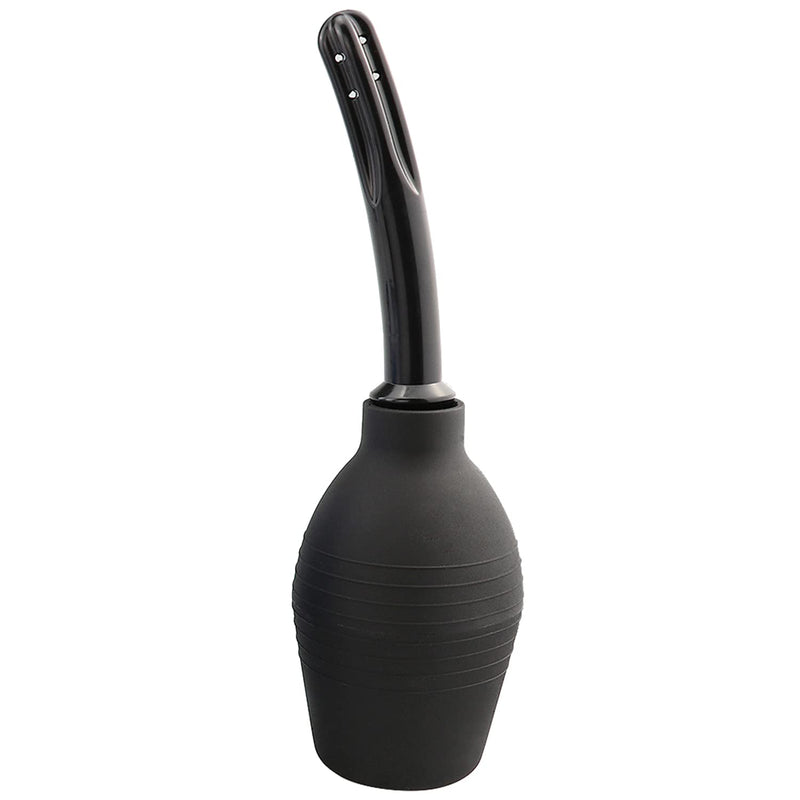[Australia] - Lancsdom Anal Douche Enema Bulb kit Vaginal Douche Enema Cleaner for Women’s or Men’s Health -for Colon Cleansing, Detox and Constipation (Black) Black 