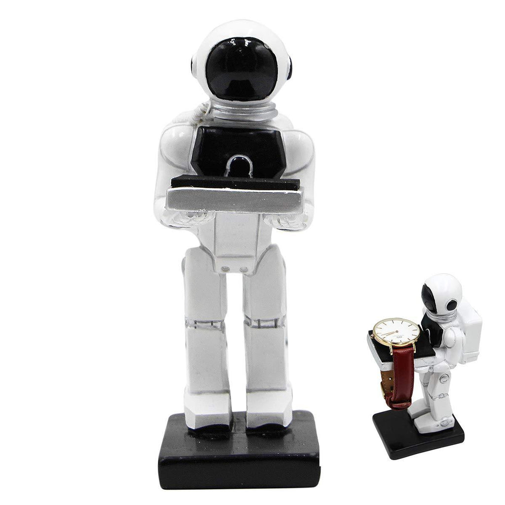 [Australia] - Bolley Joss Robot Figures Watch Stand Creative Watch Storage Jewelry Display Holder Tray for Desk Home Decoration Robot 1 