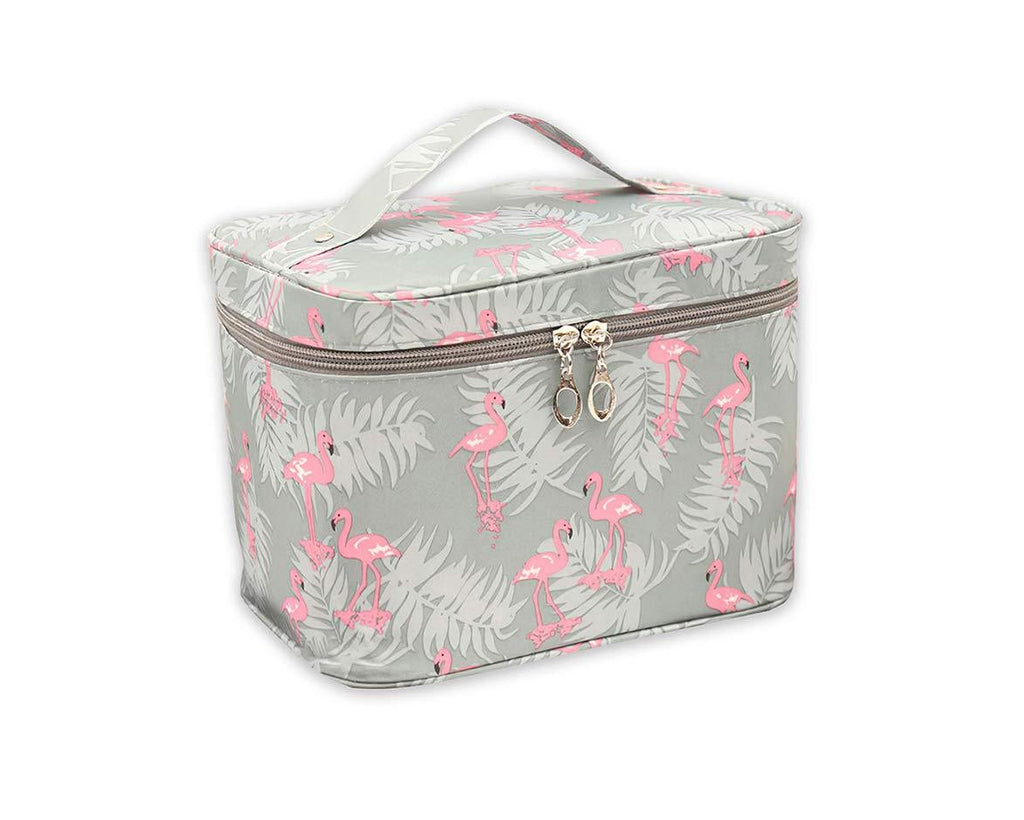 [Australia] - Flamingo Cute Makeup Bag Organize Large Size Travel Cosmetic Bags Waterproof Portable Toiletry Storage For Women Flamingo 
