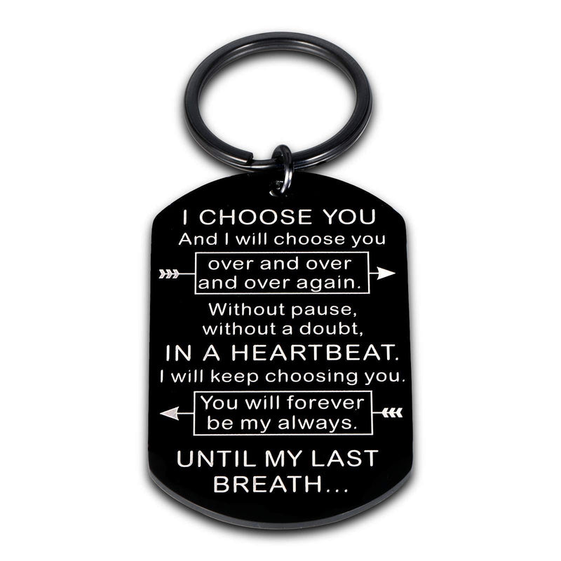 [Australia] - Boyfriend Girlfriend Keychain Gifts for Husband Wife Christmas Anniversary Birthday Wedding Gift for Hubby Wifey Bridegroom Bride Fiance Fiancee Romantic Xmas Keychains Present for Women Men Her Him 