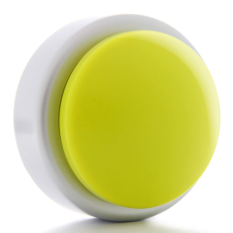 [Australia] - Extra Large Button Talking Alarm Clock with Volume Control - Speaks The Time, Date and Day - Perfect for The Blind, Elderly or Visually Impaired - Includes Batteries (Yellow and Silver) Yellow and Silver 