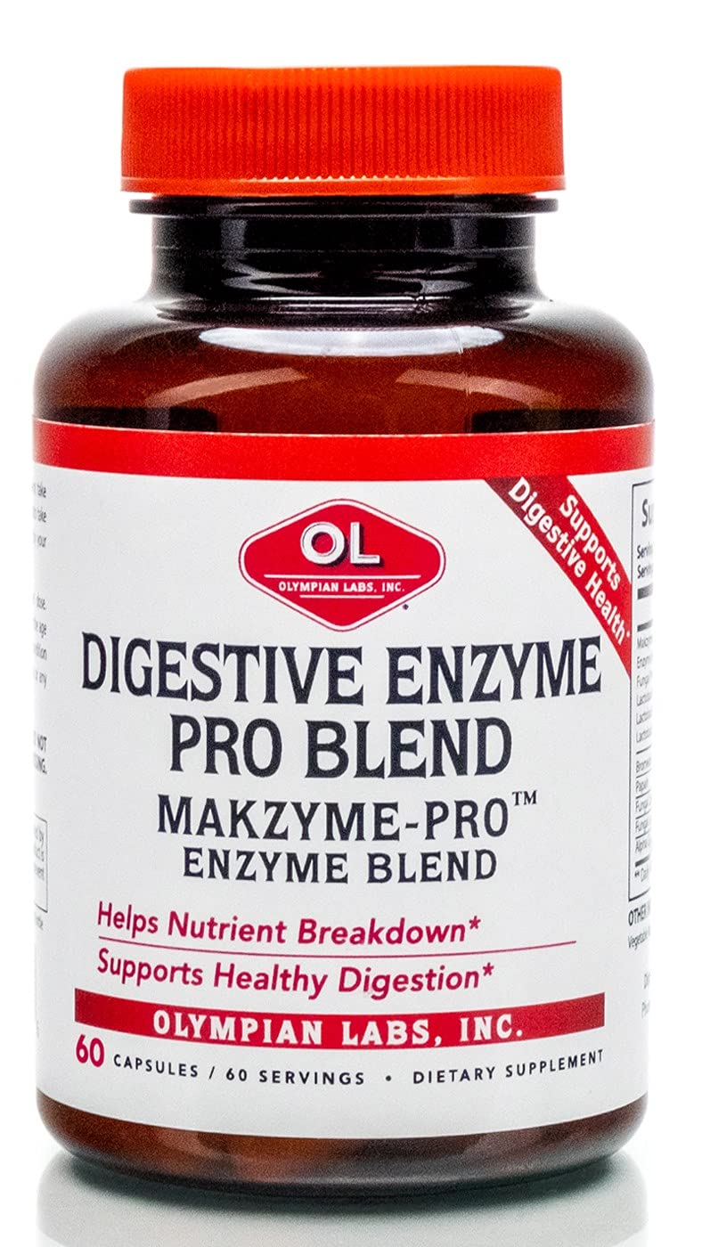 [Australia] - Olympian Labs Digestive Enzyme Pro Blend | Supports Healthy Digestion | 60 Capsules 