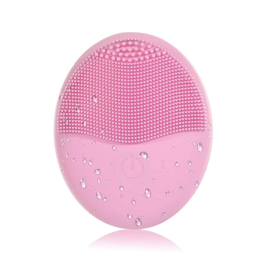 [Australia] - Face Scrubber Facial Cleansing Brush, ITME Soft Silicone Sonic Waterproof Face Brush Skin Brush Travel Size Face Massager for Deep Cleansing, Exfoliating, Removing Blackhead (Pink (2rd GEN)) Pink (2rd GEN) 