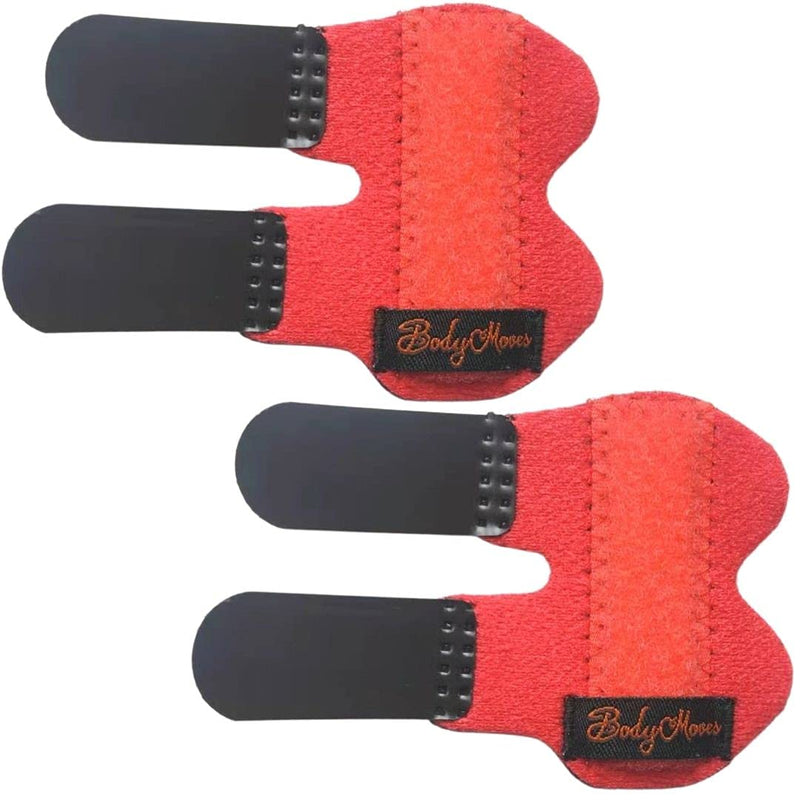 [Australia] - BodyMoves kids finger splints (2 pc, Rosy red) 2 pc 