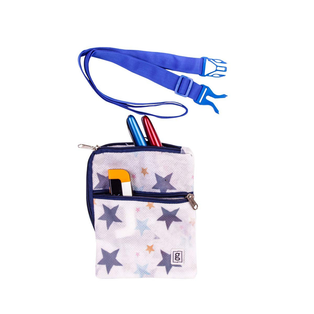 [Australia] - Glucology XXL 4 Pen Zip Pouch | Glucology Cooler Bags for 5 pens | Glucology Insulin Pen Cooler Pouch - Portable, Reusable Insulated Cooling Pack - Stars 