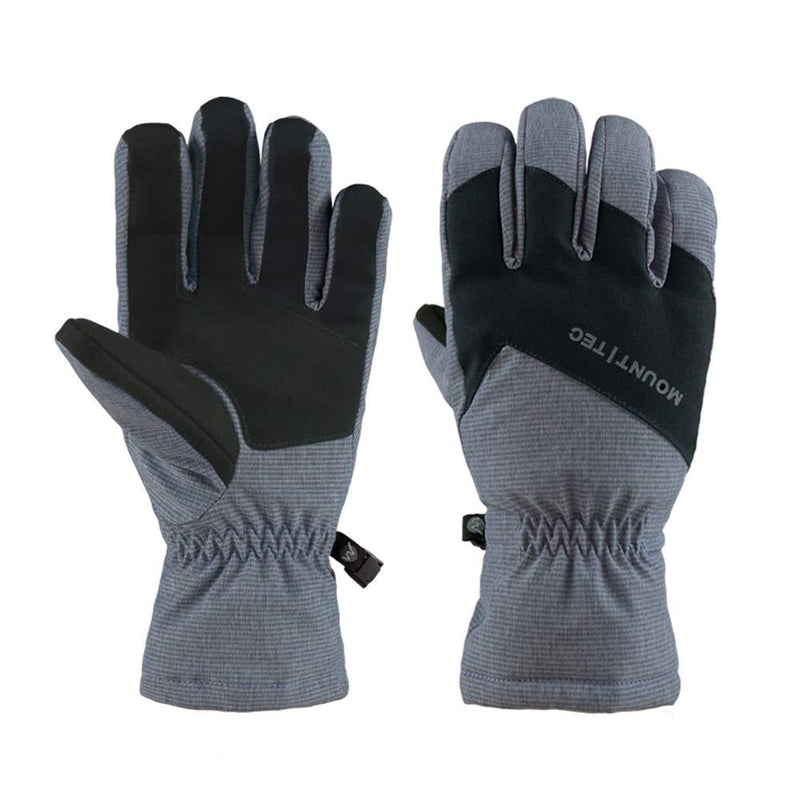 [Australia] - Mount Tec ski glove for winter warm and flexible running hiking keep warm Black Iris Small 