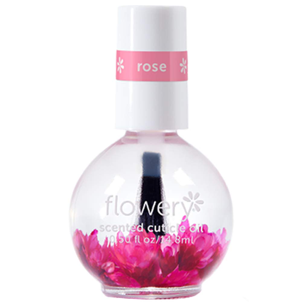 [Australia] - Flowery Rose Scented Cuticle Oil, 0.5 oz, 1 Pack 0.5 Fl Oz (Pack of 1) 