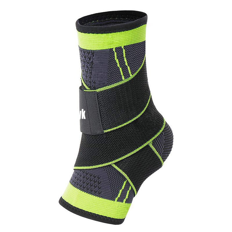 [Australia] - Ankle Braces, Adjustable Compression Ankle Support Men & Women, Strong Ankle Brace Sports Protection, Stabilize Ligaments-Eases Swelling and Sprained Ankle (Large, Green, 1) Large 