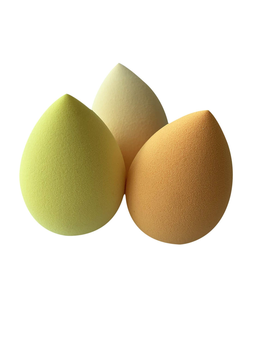 [Australia] - Beauty Egg 3 Pcs Set，For Liquid Foundation, Creams, and Powders，Latex Free Wet and Dry Makeup Sponge(orange) orange 