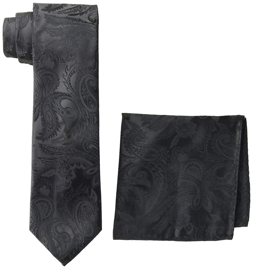 [Australia] - STACY ADAMS mens Classic Style Reg Tie Regular Black 