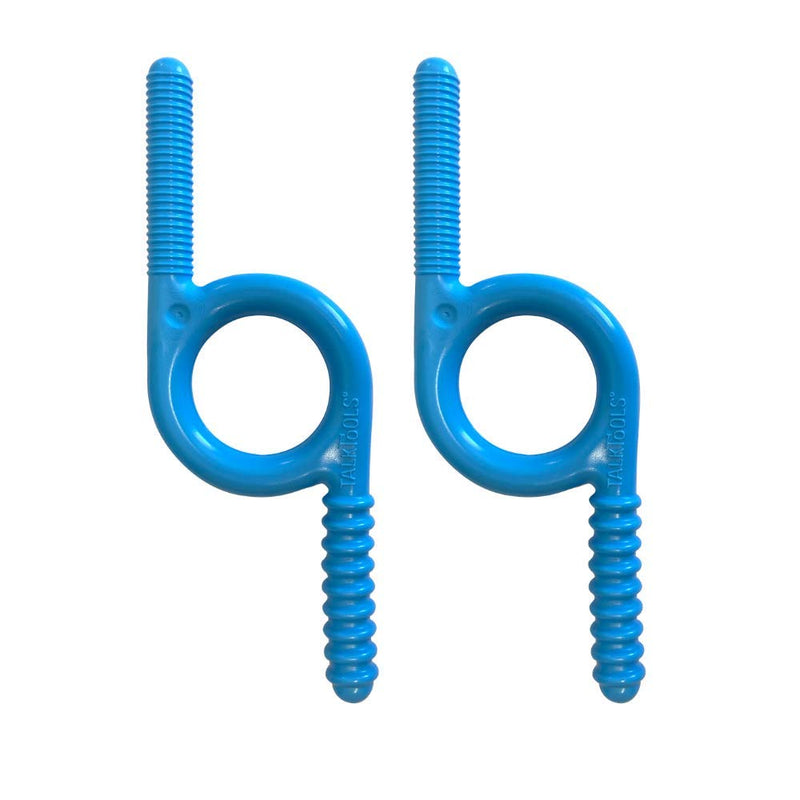 [Australia] - TalkTools Groovy Chewy (Ocean Blue) 2pk | Oral Motor Sensory Tool for Kids and Toddlers | Therapy Tools to Improve Chewing and Biting 