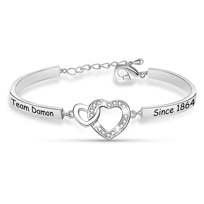 [Australia] - Vampire Diaries Jewelry Team Damon/Stefan since 1864 Bracelet Damon/Stefan Salvatore Gifts Team HBR-Damon 