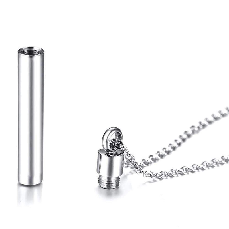 [Australia] - Jude Jewelers Stainless Steel Loved Ones Funeral Memorial Cremation Ash Urn Pendant Necklace 