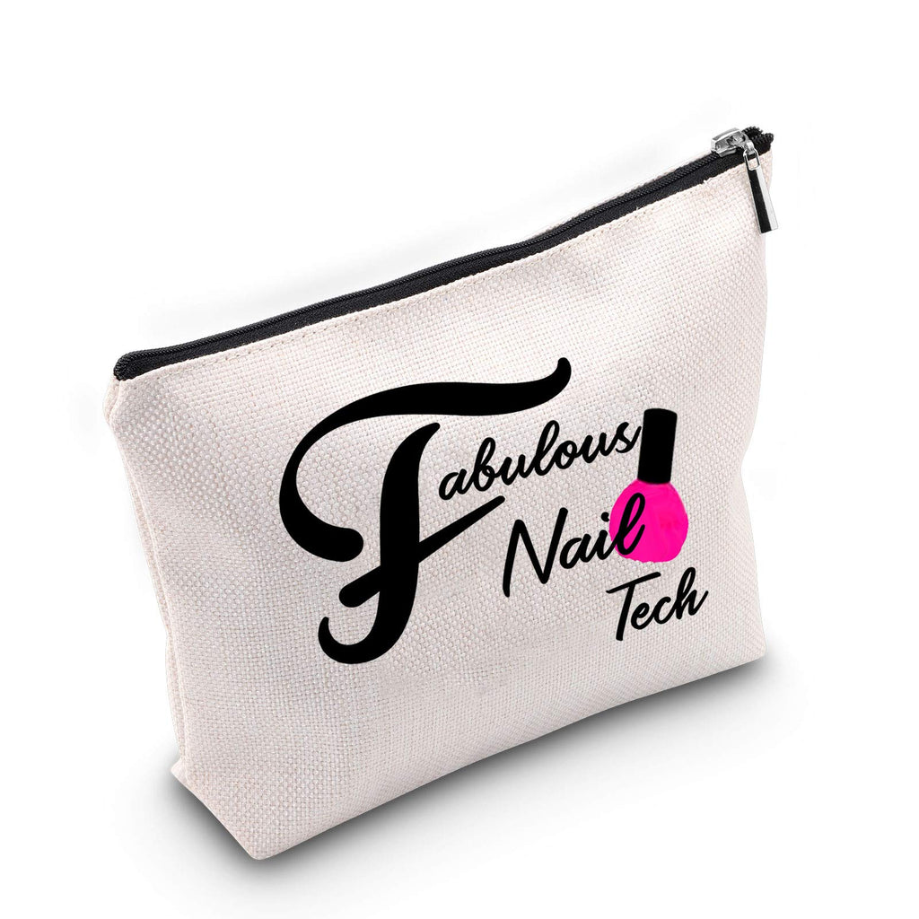 [Australia] - TSOTMO Fabulous Nail Tech Makeup Bag Nail Tech Gift Nail Artist Gift Beautician Gift Manicurist Cosmetic Bag Gift Nail Technician (Nail Tech) 