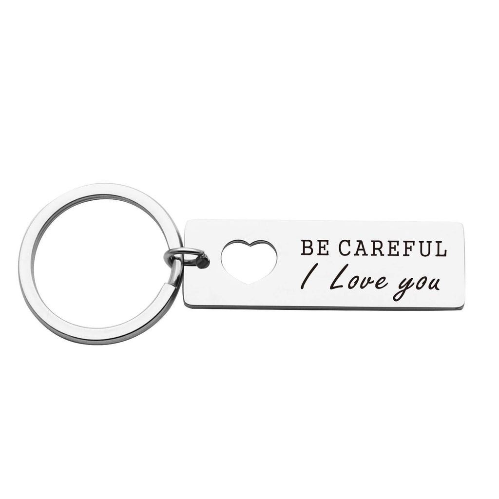 [Australia] - Ikunne Boyfriend Gifts Drive Safe Keychain I Need You Here with Me Trucker Husband Gift Valentines Day for Him Be careful 