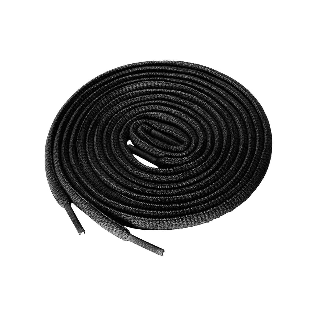 [Australia] - Shoelaces 2 Pair Oval Shoes Laces Half Round 1/4"Athletic ShoeLaces for Sport Running Shoes Shoe Strings 27 inches (69 cm) Black 