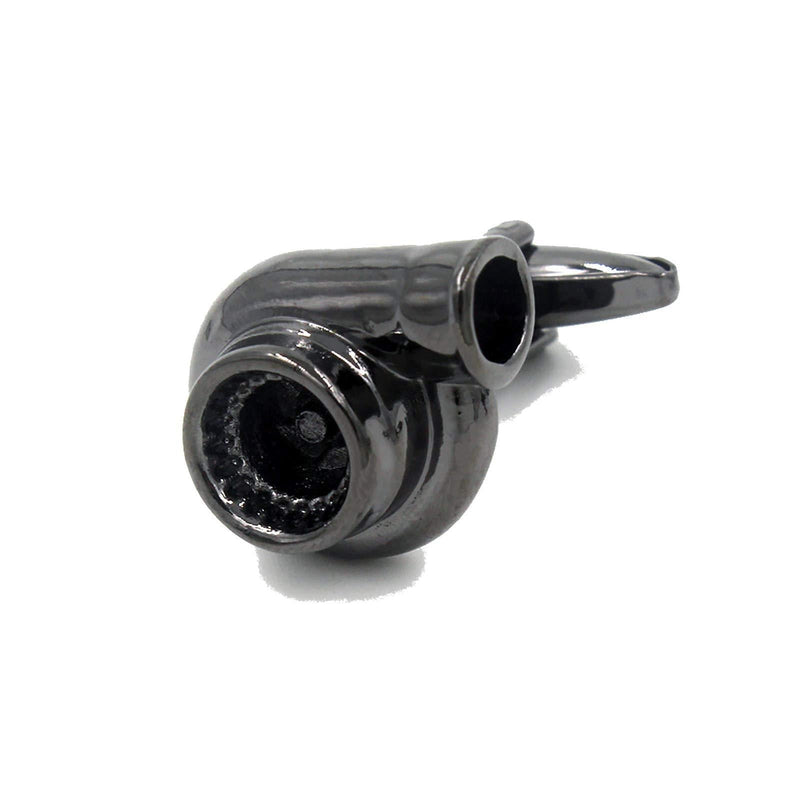 [Australia] - 3D Gun Black Mini Turbo Cufflinks 