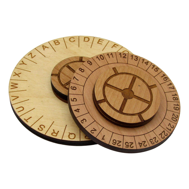 [Australia] - Hide and Seek Cipher Decoder Ring - Two Piece Escape Room Cipher Wheel 
