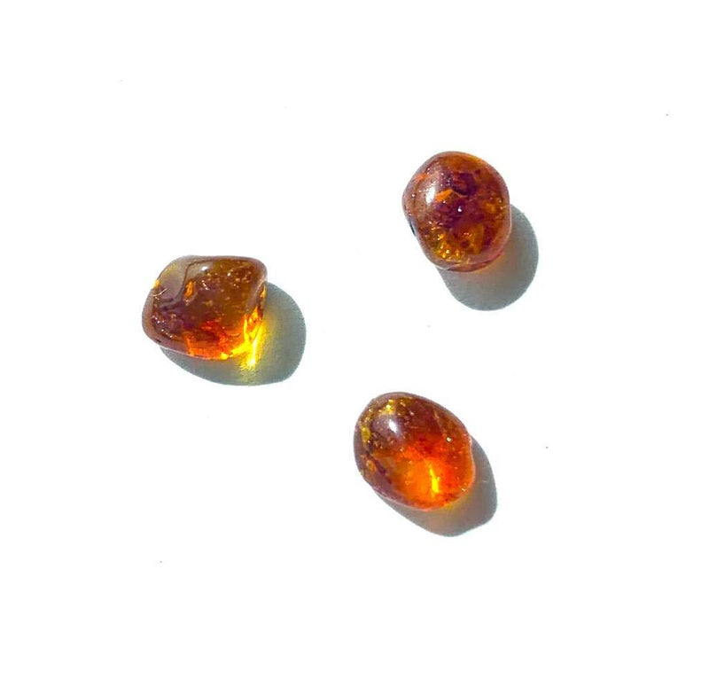 [Australia] - Ian and Valeri Co. Natural Baltic Amber Tiny Loose Gemstones Set of 3 