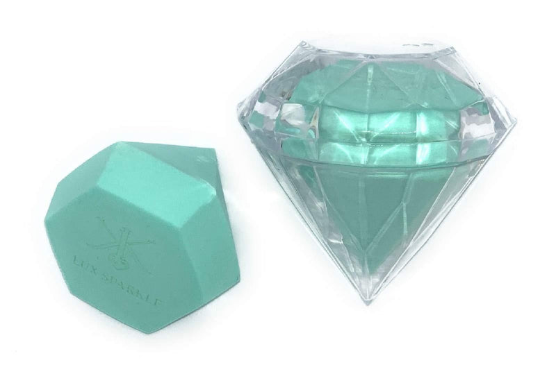 [Australia] - Diamond Makeup Sponge + Storage Diamond Case (Teal) Teal 