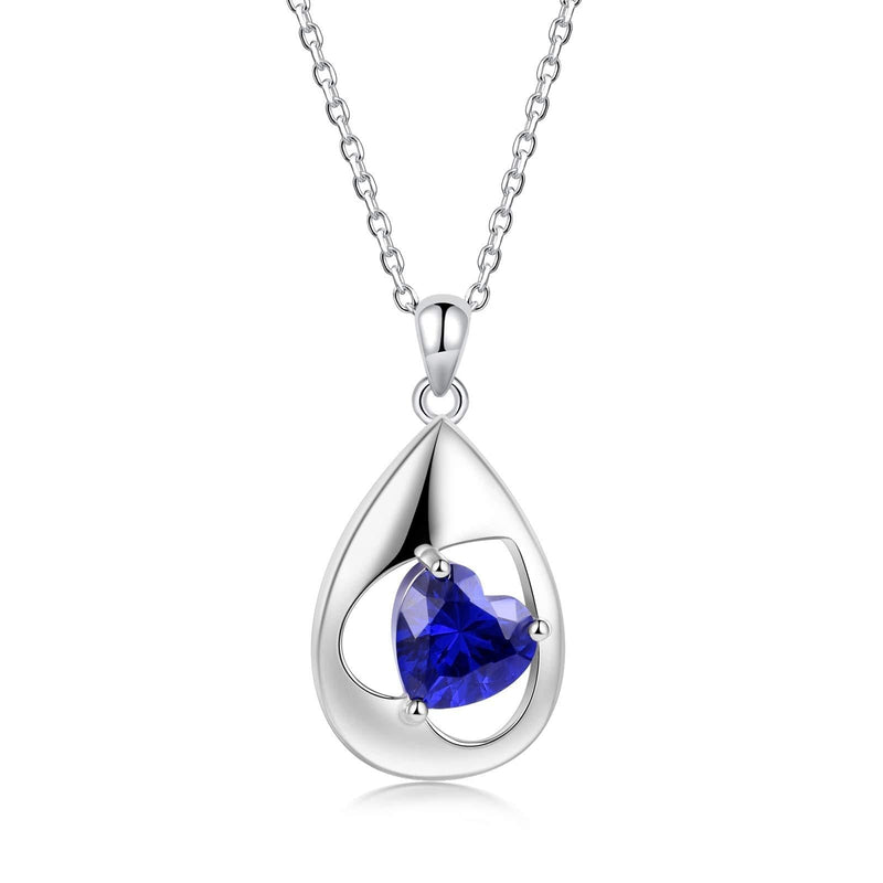 [Australia] - ZGBY Teardrop Urn Necklace for Ashes S925 Sterling Silver Memorial Cremation Jewelry Keepsake Urns Pendant Gifts 