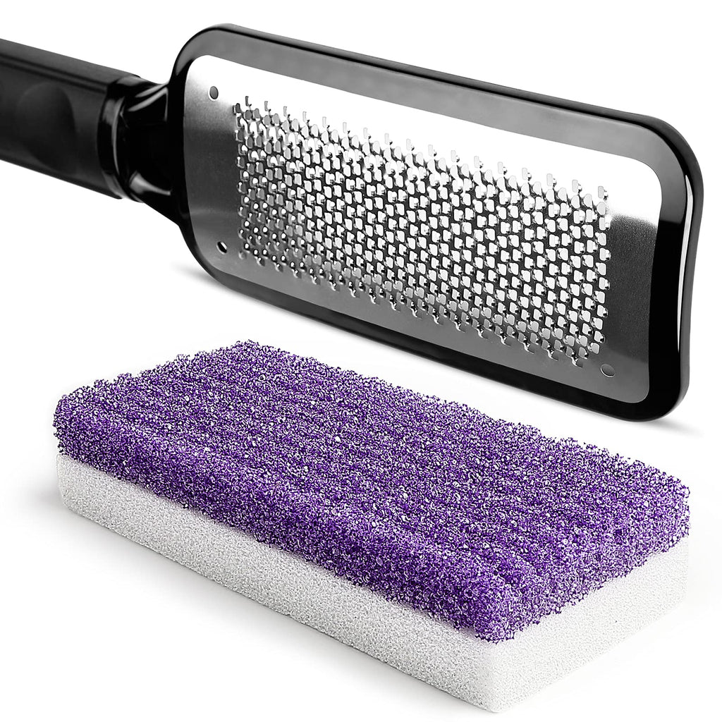 [Australia] - SWEHOME Colossal Professional Feet Care Pedicure Rasp Scrubber Foot File and 2 in 1 Pumice Stone For Feet Callus Remover For Rough,Dead Skin Removal,Callus And Daily Feet Care 