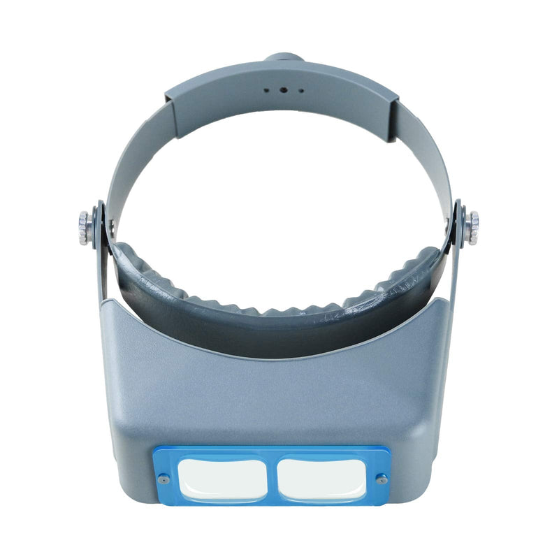 [Australia] - Headband Magnifier Hands Free Jeweler Loupe Head Mount Magnifying Headset Visor Double Optical Glass 4 Replaceable Lenses for Reading,Repair(1.5X,2.0X,2.5X,3.5X ) 