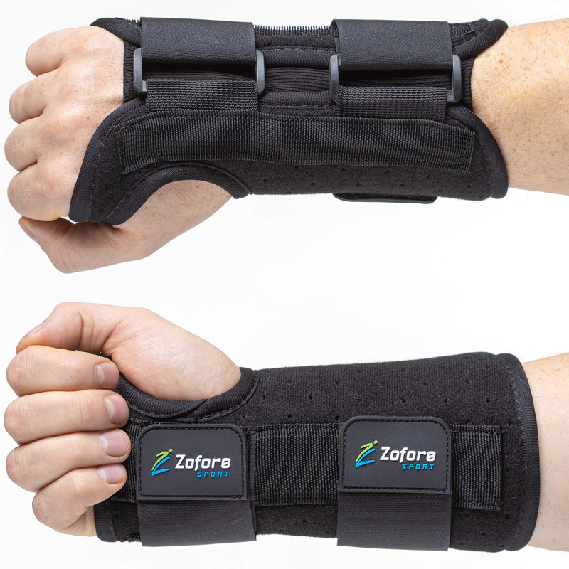 [Australia] - Carpal Tunnel Wrist Brace Support and Metal Splint Stabilizer [Single] - Helps Relieve Tendinitis Arthritis Carpal Tunnel Pain - Reduces Recovery Time for Men Women - Left Wrist Brace (L/XL) Left Hand Large/X-Large (Pack of 1) 