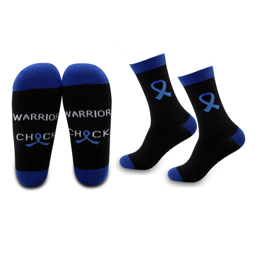 [Australia] - G2TUP Blue R Support Diabetes Gift for Diabetic Emergency Chick Medical Alert Diabetic Socks Warrior Chick 20 