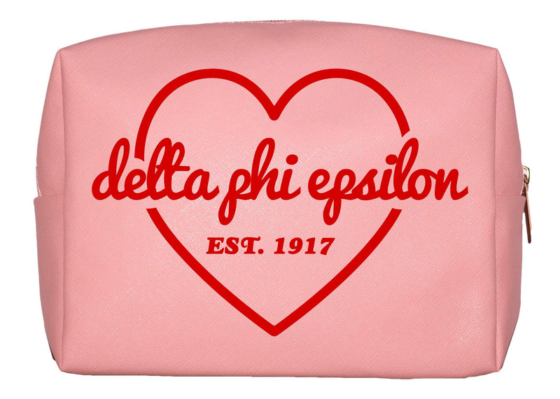 [Australia] - Delta Phi Epsilon Sorority Pink Makeup Bag 