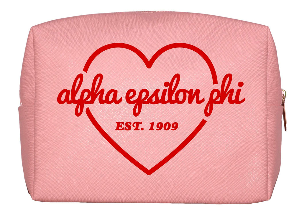 [Australia] - Alpha Epsilon Phi Sorority Pink Makeup Bag 