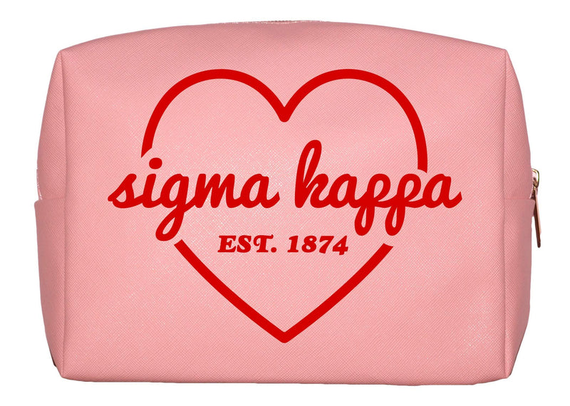 [Australia] - Sigma Kappa Sorority Pink Makeup Bag 