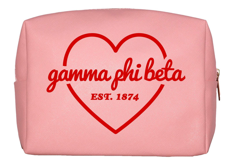 [Australia] - Gamma Phi Beta Sorority Pink Makeup Bag 