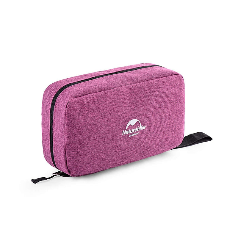 [Australia] - NATUREHIKE Toiletry Bag Travel Bag with Hanging Hook, Water-resistant Makeup Cosmetic Bag Travel Organizer Purple 