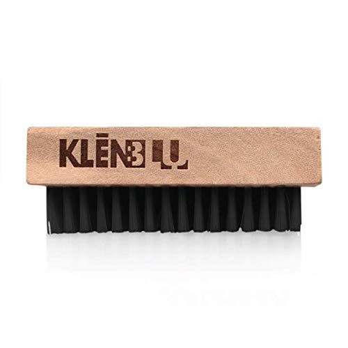 [Australia] - Gentle Suede Cleaning Brush for Shoes by Klenblu - Premium Soft Bristle Wooden Shoe Care Brush for Suede, Nubuck, Canvas, Primeknit & Delicate Textiles (1 Pack) 1 Pack 