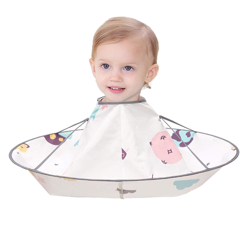 [Australia] - Aethland Kids Haircut Cape Hair Cutting Cape, Barber Cape Waterproof Foldable Umbrella Hair Catch Haircut Cape｜Kids Hair Styling Cutting Cape (Bear) Bear 