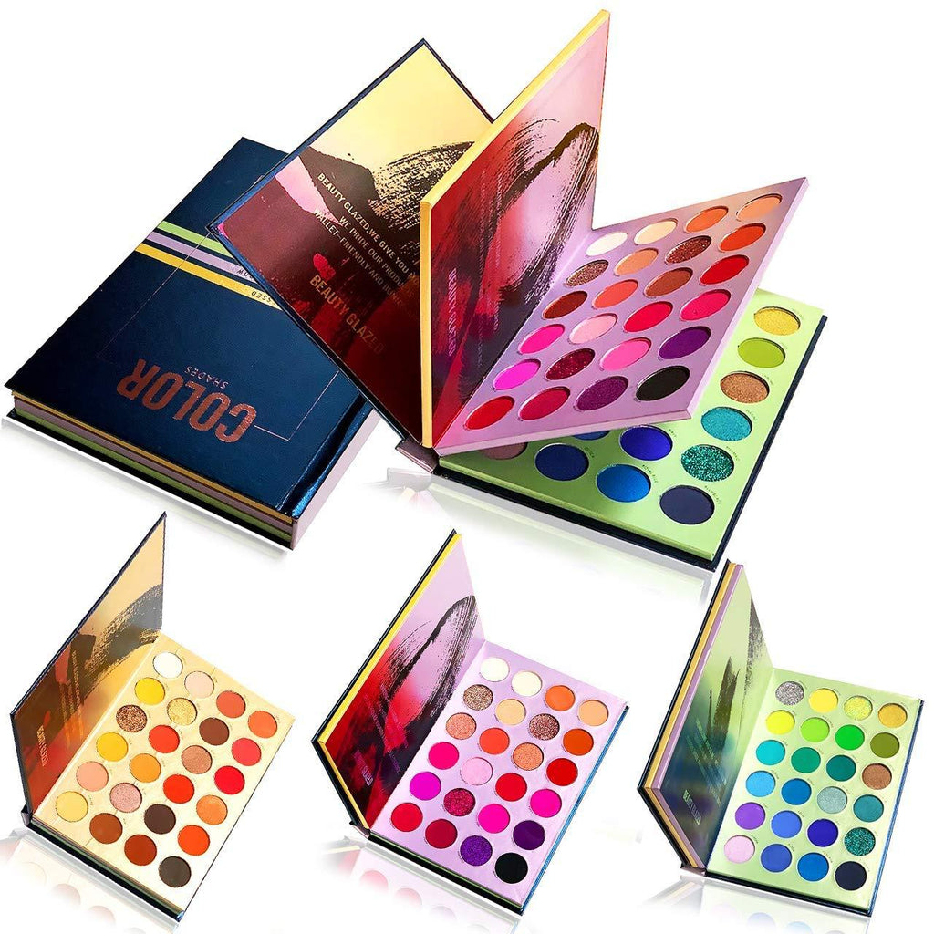 [Australia] - Makeup Palette Combination with 3 Layers All In One Makeup Set High Pigmented 72 Colors Pressed Powder Eyeshadow Color Shades Palette Make Up Eye Shadow 