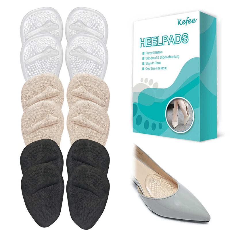 [Australia] - Metatarsal Pads - 12 pcs Soft Forefoot Pads - High Heel Inserts - Shoe Filler for Too Big Shoes Women - Ball of Foot Cushions for Pain Relief 