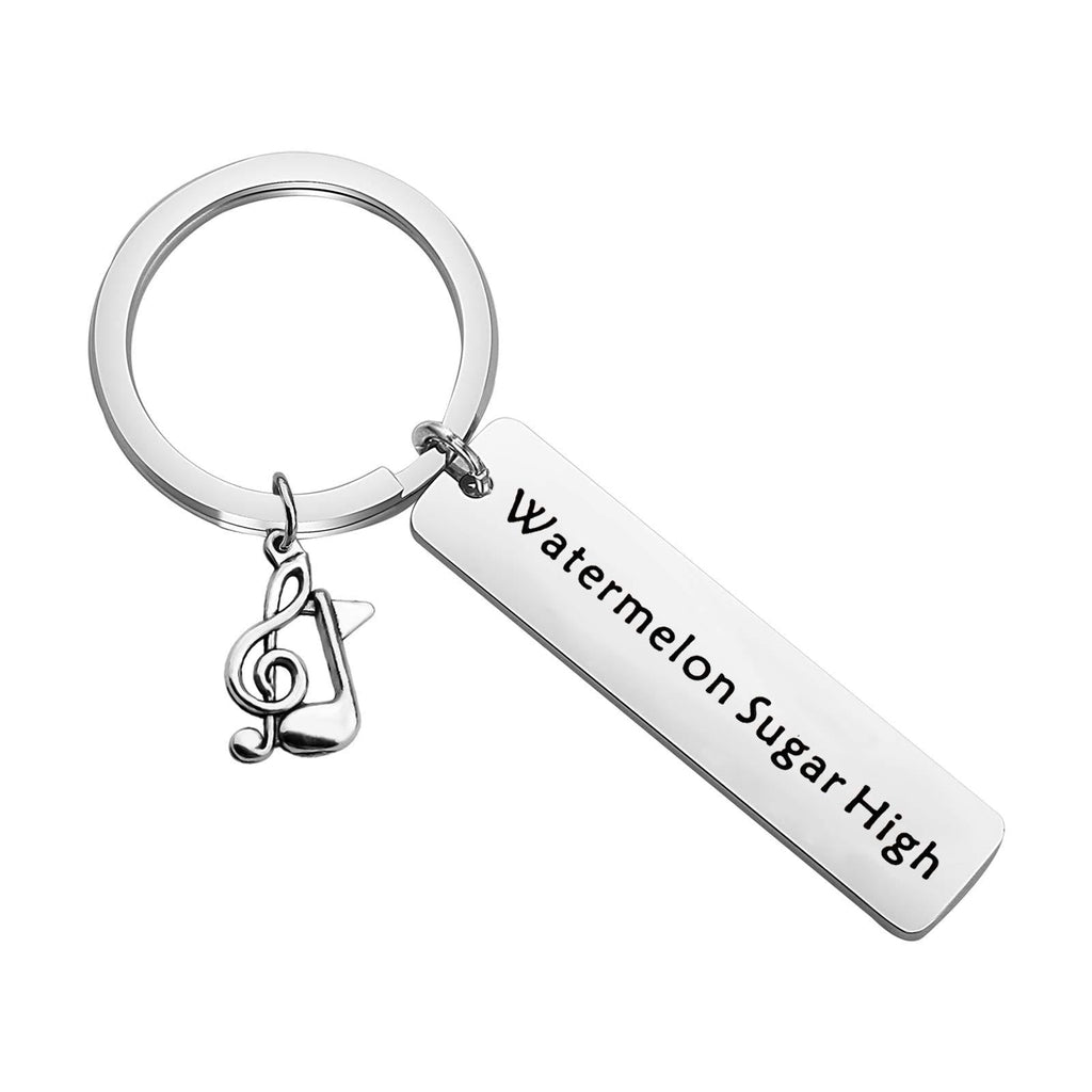 [Australia] - WSNANG Harry Styles Watermelon Sugar Lyrics Inspired Gift Watermelon Sugar High Keychain Harry Styles Fans Gift Watermelon KC 