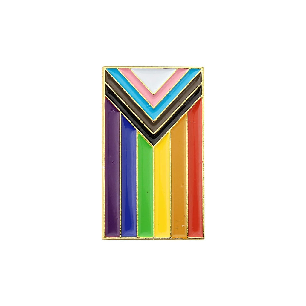 [Australia] - WSNANG Progress Pride Flag LGBTQ Transgender Flag Enamel Pin Gay Lesbian Pride LGBT Gift LGBTQ Pin 