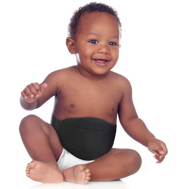 [Australia] - ORTONYX Baby Umbilical Hernia Belt - OX350 Medium (Pack of 1) Black 