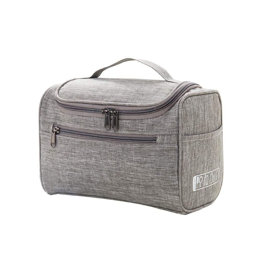 [Australia] - Homthumb Large Hanging Toiletry Bag for Women and Men,Water-resistant Travel Cosmetic Makeup Organizer Bag for Bathroom Shower,Grey Grey 