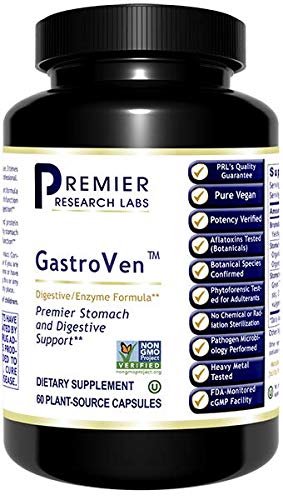 [Australia] - Premier Research GastroVen, Premier Stomach and Digestive Support, Dietary Supplement, 60 Plant-Source Capsules 
