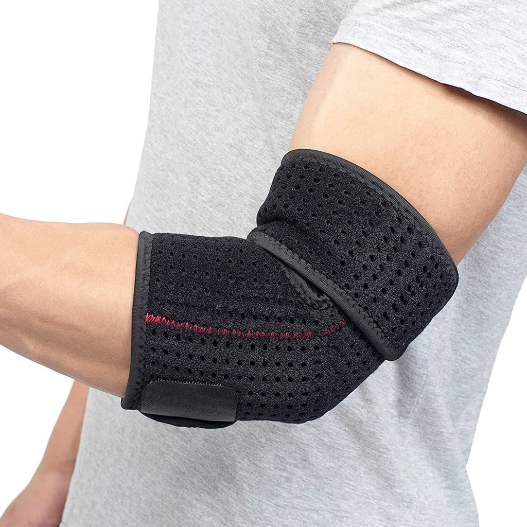 [Australia] - CINLITEK Elbow Support for Tendonitis, Breathable Elbow Brace，Tennis Support brace，Wrap for Golfers，Sports Injury Rehabilitation & Protection Against Reinjury,Arthritic Pain Relief 