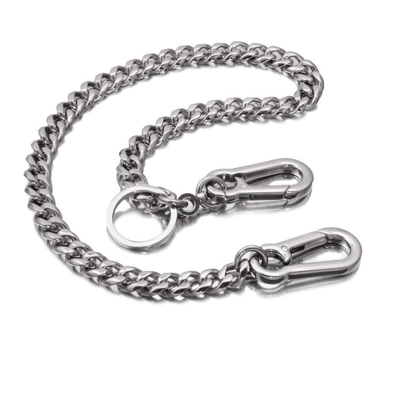 [Australia] - Wallet Chain Biker Hip Hop Gothic Cuban Chain, Heavy Waist Chain Suitable for Belt Loop, Wallet Key Chain Style 1 